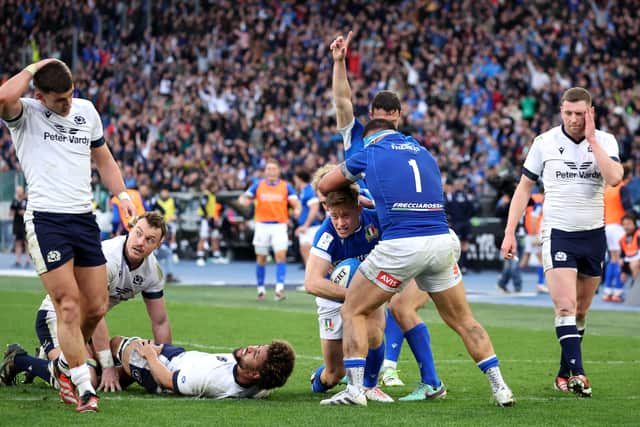 Italy beat Scotland in the 2024 Guinness Six Nations.
