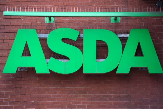 The logo of supermarket chain Asda