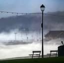 The scenes in Largs at the height of Storm Eowyn