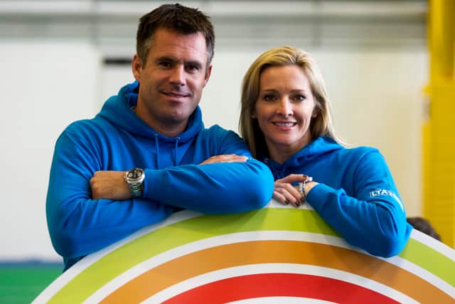 Kenny and Gabby Logan, proud parents of Reuben who has been called into the Scotland U20 squad.
