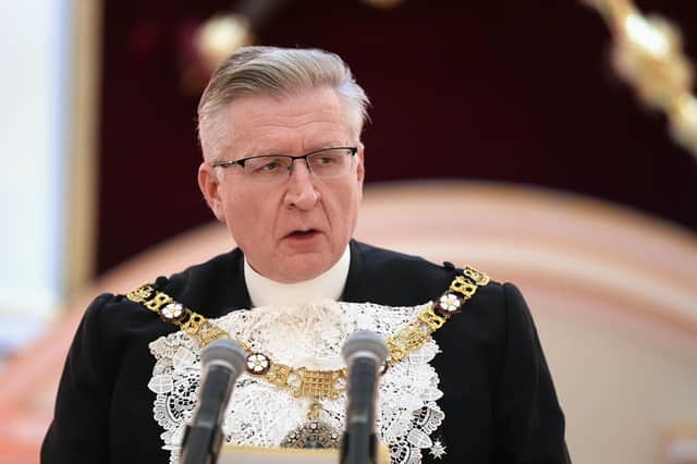 Alastair King, the lord mayor of the City of London