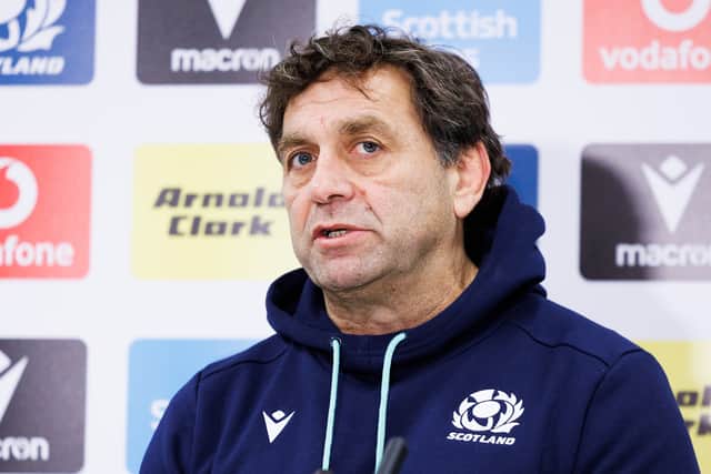 Scotland performance sdvisor David Nucifora.