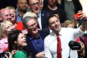 It was all smiles in July as Labour cruised to a landslide election victory, but the party's fortunes have diminished dramatically in the months since (Picture: Jeff J Mitchell)