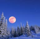 The February full moon is known as the Snow Moon.