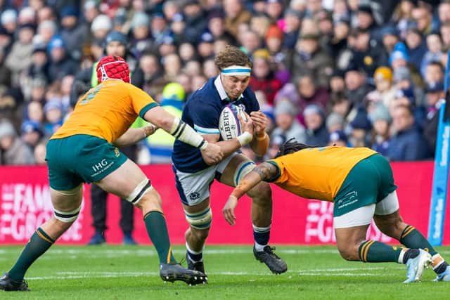 Jamie Ritchie was impressive in his last Scotland outing against Australia.