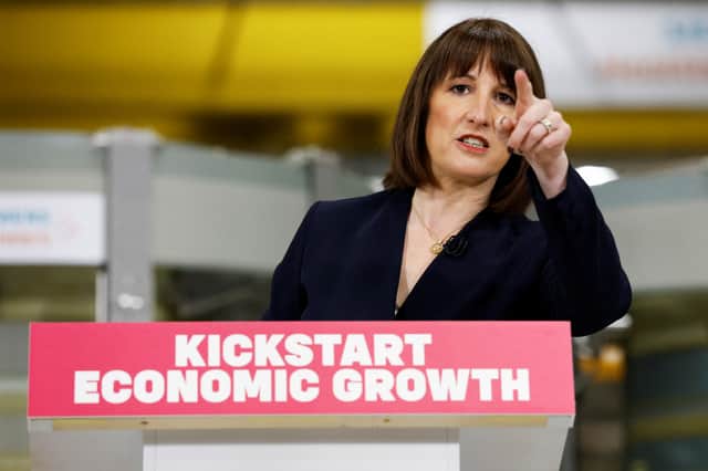 Chancellor Rachel Reeves gives a speech on economic growth at Siemens Healthineers, in Eynsham, Oxford. Picture: Peter Cziborra/PA Wire