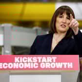 Chancellor Rachel Reeves gives a speech on economic growth at Siemens Healthineers, in Eynsham, Oxford.