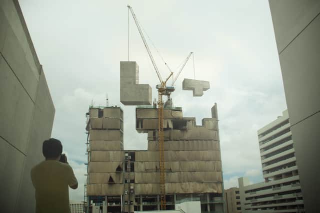 Tetris-like building