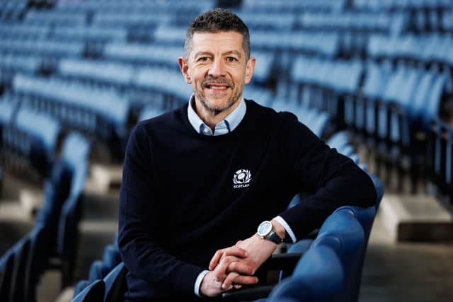New Scottish Rugby chief executive Alex Williamson at Scottish Gas Murrayfield.