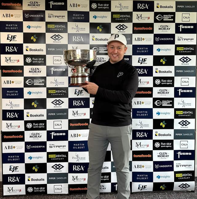 Graeme Robertson won twice on the Tartan Pro Tour last year as he topped the Order of Merit on the Challenge Tour feeder circuit
