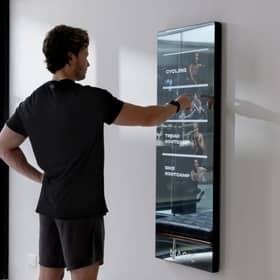 It's a smart mirror that keeps you fit with AI