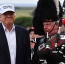 US President Donald Trump on a previous visit to Scotland.