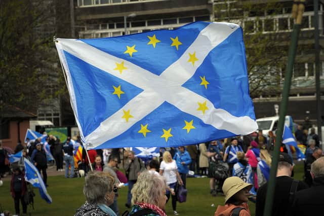 Voting for independence is the best way to ensure Scotland returns to the European Union (Picture: Andy Buchanan)