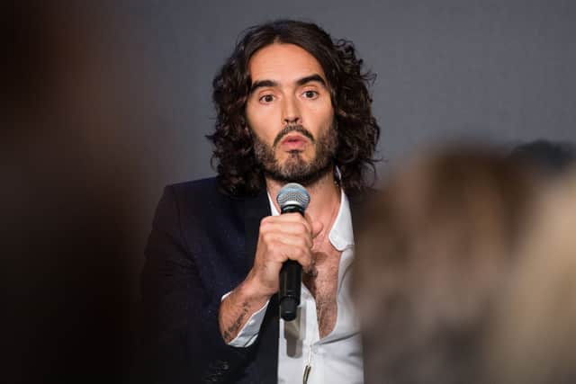 Russell Brand denies the accusations.