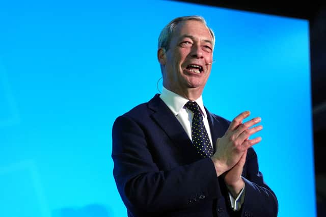 Reform UK leader Nigel Farage