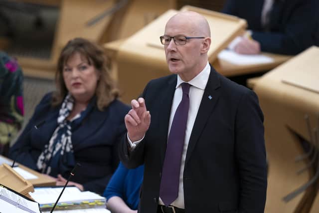 First Minister John Swinney