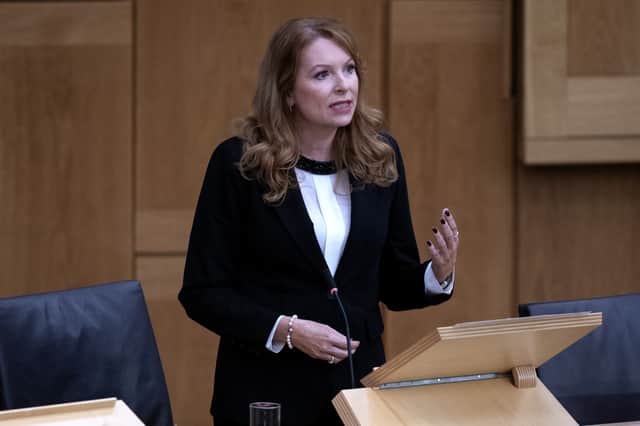 Ash Regan MSP asked an SNP minister 'are the children of Scotland safe?' in an urgent parliamentary question in the wake of the sentencing of a Glasgow paedophile gang (Picture: Jane Barlow)