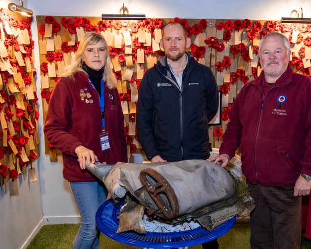 Aircraft part found in the Angus Glens 80 years after it was scattered in a plane crash is to go on display 