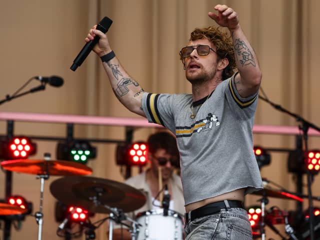 Tom Grennan performs on the final day at TRNSMT Festival 2024 at Glasgow Green