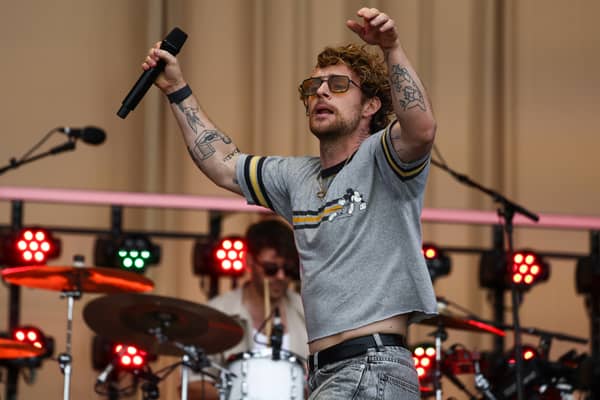 Tom Grennan performs on the final day at TRNSMT Festival 2024 at Glasgow Green