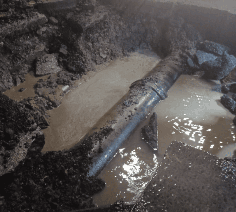 Scottish Water said its emergency teams had working throughout the night to address the burst mains problems. Picture: Scottish Water