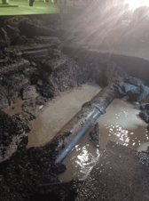 Scottish Water said its emergency teams had working throughout the night to address the burst mains problems. Picture: Scottish Water