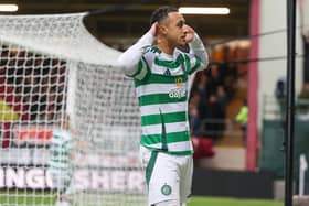Adam Idah netted for Celtic in the weekend’s Scottish Cup semi-final win over St Johnstone. Cr: SNS Group.