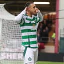 Adam Idah netted for Celtic in the weekend’s Scottish Cup semi-final win over St Johnstone. Cr: SNS Group.