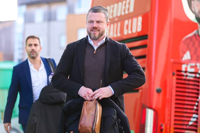 Aberdeen manager Jimmy Thelin wants a striker.