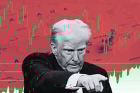 Fears of a global trade war sparked by Donald Trump’s weekend wave of tariffs have rattled markets and wiped billions of pounds from major stocks.
