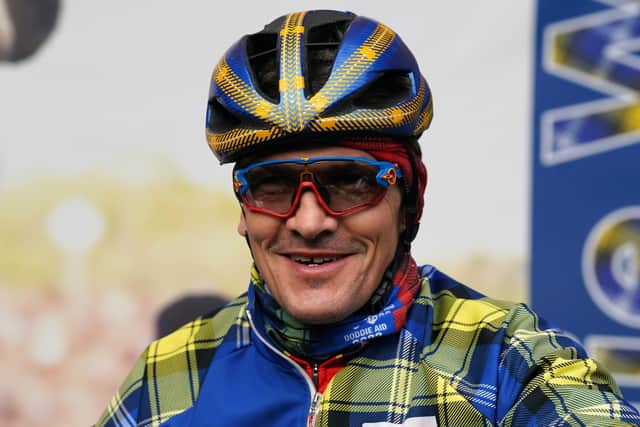 Former Scotland captain Rob Wainwright has undertaken the charity ride for the sixth year.