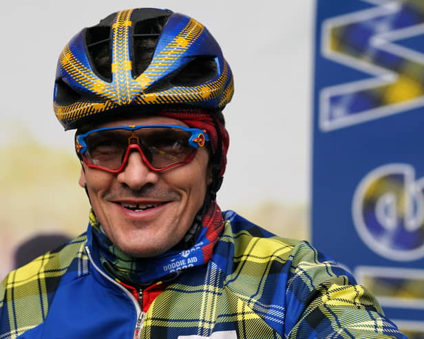 Former Scotland captain Rob Wainwright has undertaken the charity ride for the sixth year.