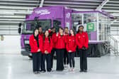 Students from the Shell Girls in Energy programme are shown around the Net Zero Challenge and its interactive exhibits