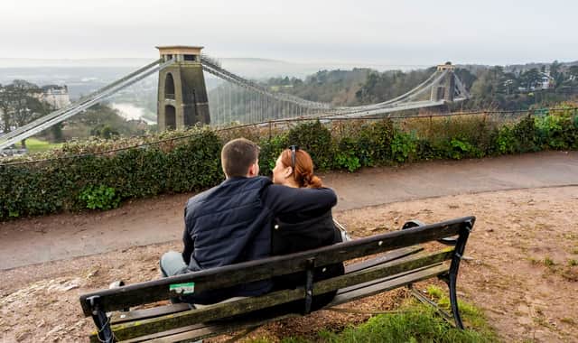 40 per cent of Bristolians claim they show signs of affection 'daily'