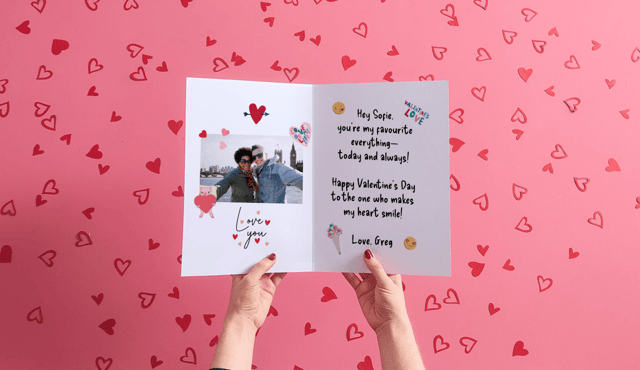 64 per cent will gift their other half a Valentine's card this year