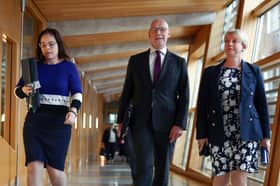 The SNP's top team of Kate Forbes, John Swinney and Shona Robison will be relieved to see their Budget passed by the Scottish Parliament but the country will end up paying a heavy price (Picture: Jeff J Mitchell)