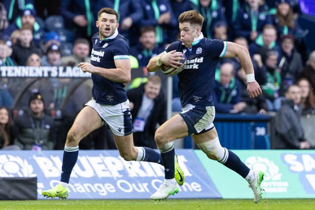 Blair Kinghorn and Huw Jones are some of Scotland's options in attack.