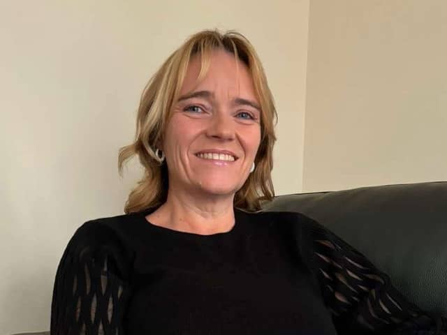 Sandie Peggie was suspended ater complaining about sharing a changing room with a transgender colleague. 