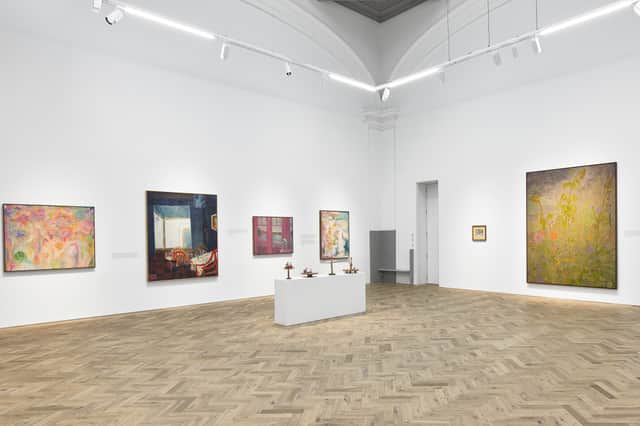 Installation view of Wings of a Butterfly at the Ingleby Gallery