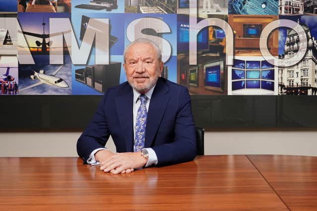 Alan Sugar has spoken of the benefits of working in an office, rather than at home (Picture: Ian West)
