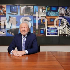 Alan Sugar has spoken of the benefits of working in an office, rather than at home (Picture: Ian West)