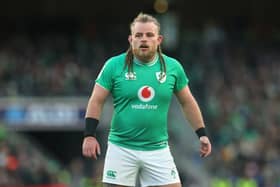 Ireland's Finlay Bealham is expected to be fit to face Scotland at Murrayfield on Sunday despite being injured against England in the Six Nations opener. (Photo by David Rogers/Getty Images)