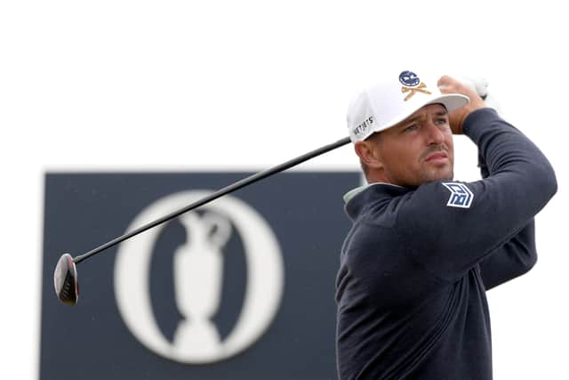 LIV Golf player Bryson DeChambeau won last year’s US Open and was also exempt for The Open