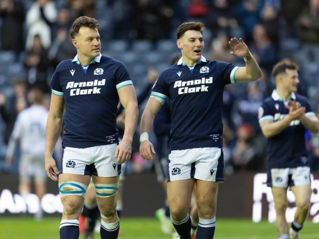 Scotland's Jack Dempsey and Tom Jordan could both start against Ireland after impactful substitute appearances in the win over Italy. (Photo by Ross MacDonald / SNS Group)