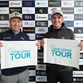 Graeme Robertson, left, and Sam Locke secured the two Challenge Tour cards up for grabs on last year’s Tartan Pro Tour