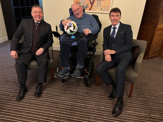 Scottish football legends Gordon Smith and Billy Davies have launched the 'Power of Five' campaign, inspired by Ross Edwards