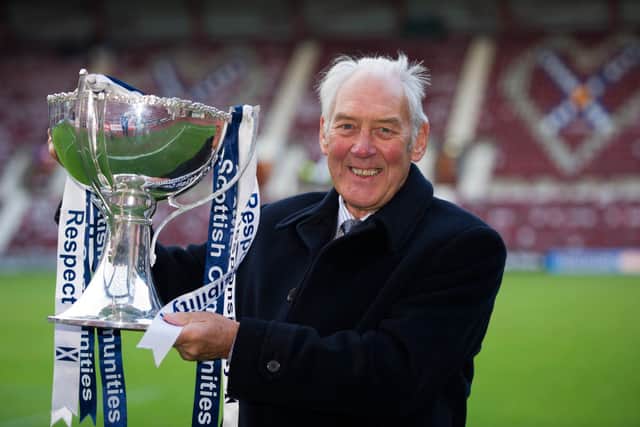 Gordon Marshall won the Scottish League Cup three times with Hearts, as well as two League titles.