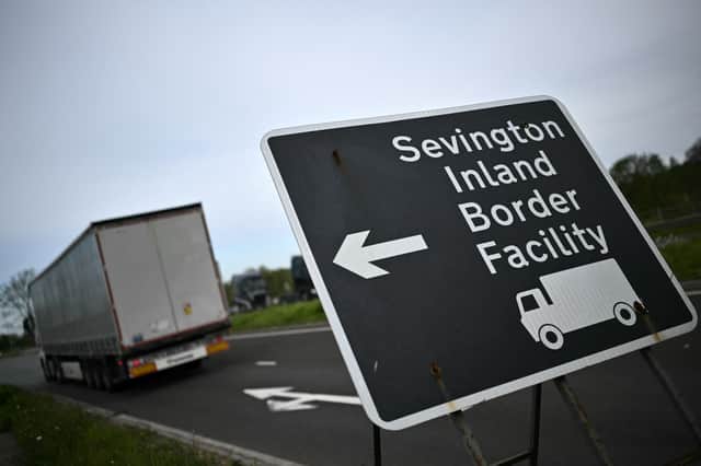 The obvious problem with an 'inland' border control facility is that it relies on lorries carrying imported meat actually turning up (Picture: Ben Stansall)