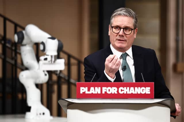 Sir Keir Starmer and the UK do not have their troubles to seek, with low growth and higher than expected inflation. Picture: Henry Nicholls/Getty Images