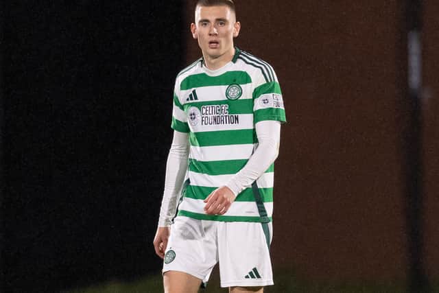 Celtic's Kyle Ure playing for the club's B team earlier this season. Cr: SNS Group